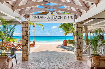 Pineapple Beach Club aerial
